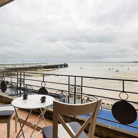 La Bisquine - Appt Pour 4 Avec Vue Mer ก็องแกล ภายนอก รูปภาพ