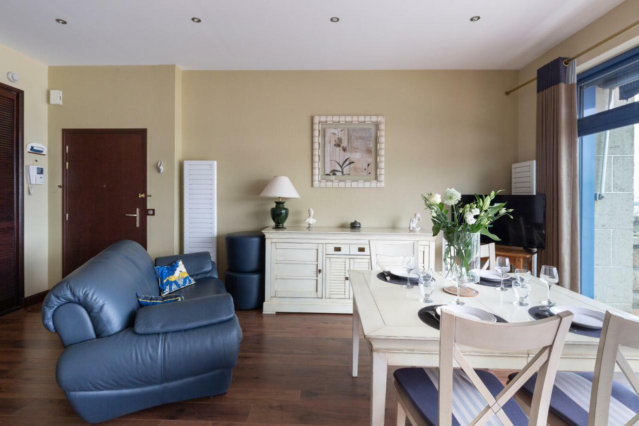 La Bisquine - Appt Pour 4 Avec Vue Mer ก็องแกล ภายนอก รูปภาพ